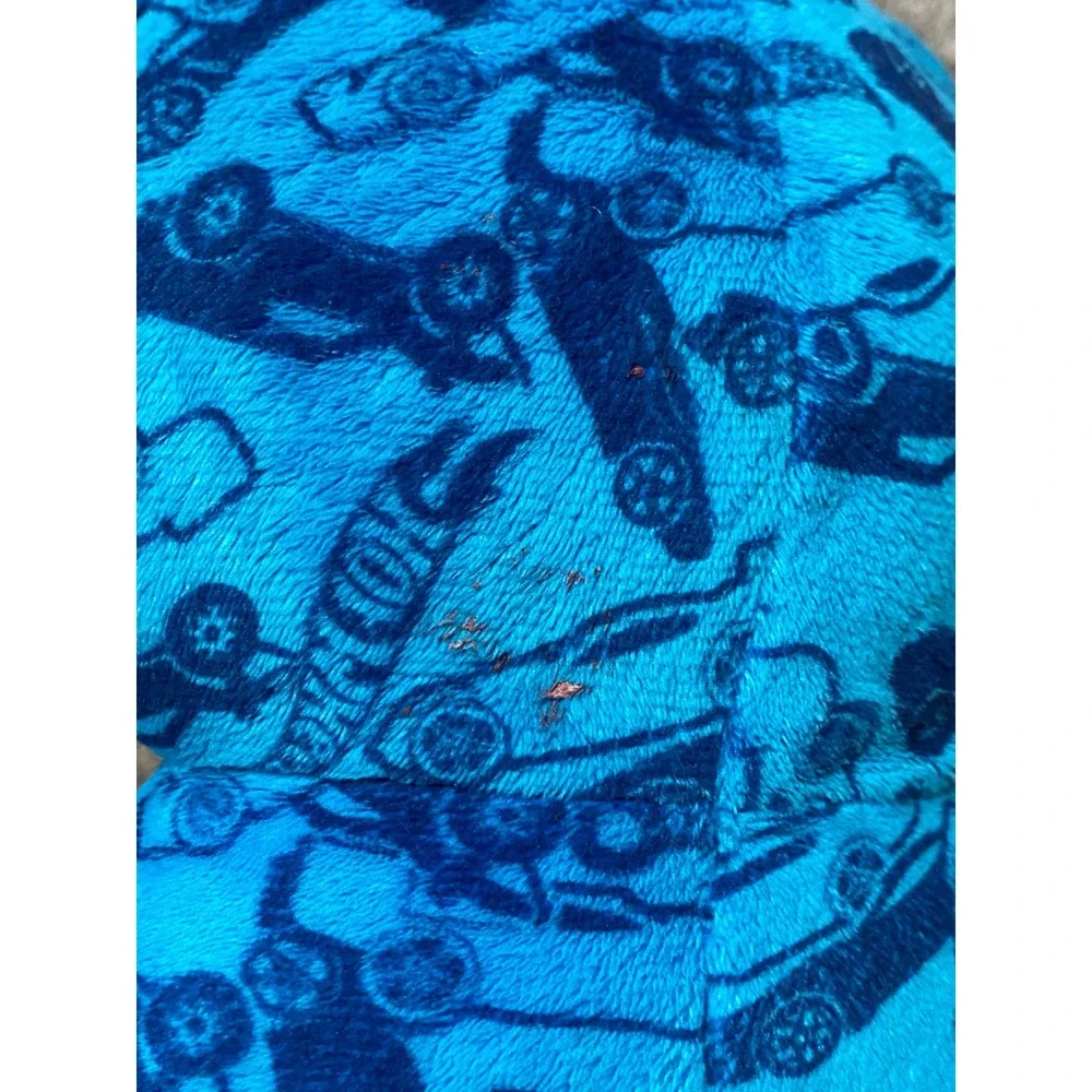 Build-A-Bear Hot Wheels Plush Unisex OS Blue Good Car Print Teddy Bear